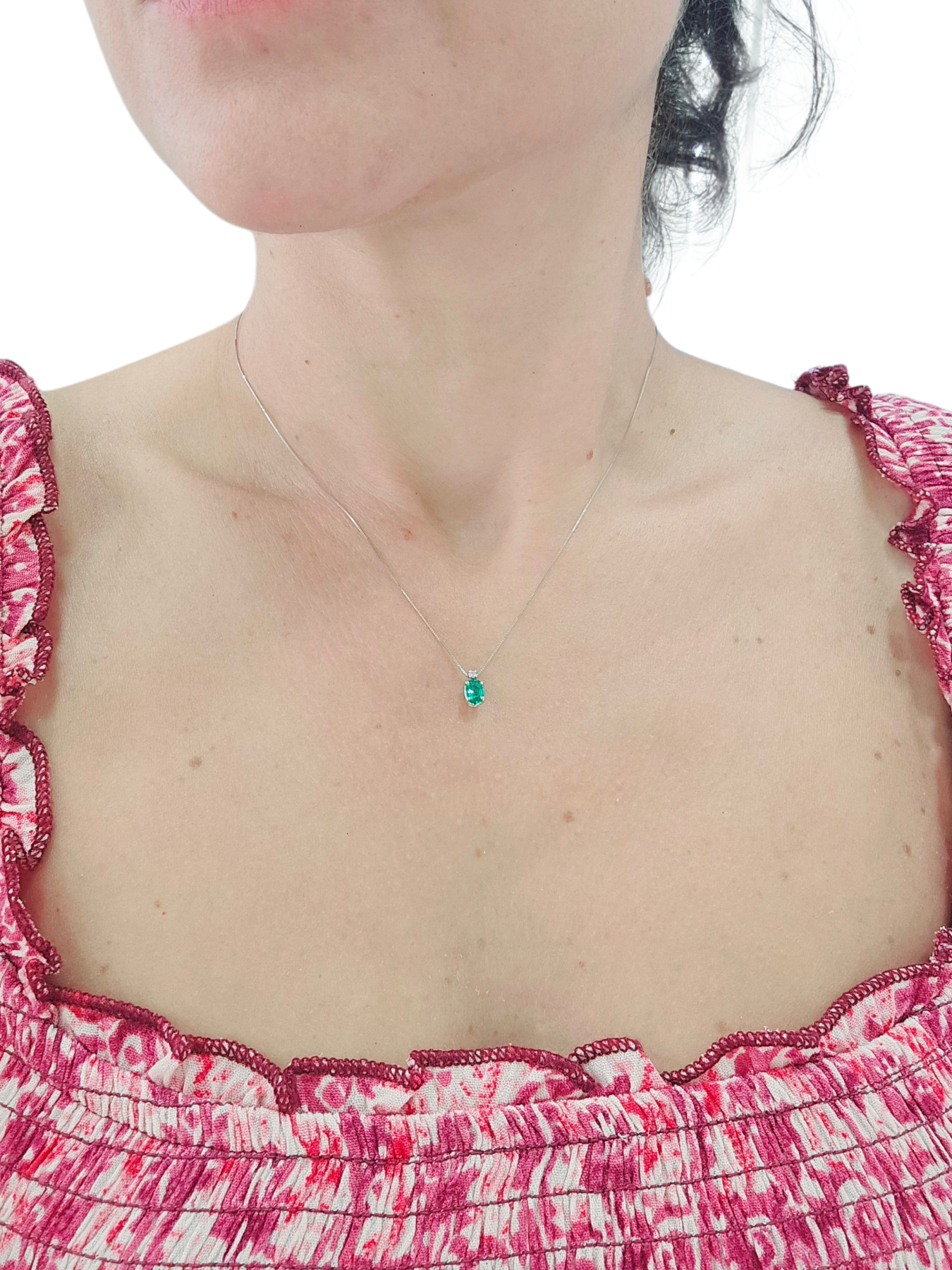 Collana Easy Color con smeraldo