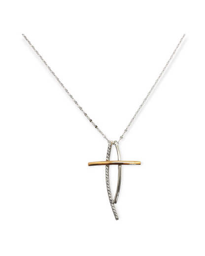 Collana Croce Donna Oro 750/1000
