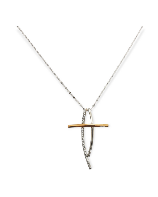 Collana Croce Donna Oro 750/1000