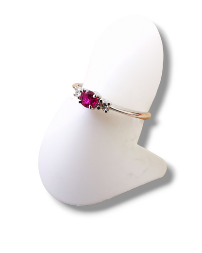 Anello Rubino Donna 750/1000