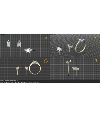 Set  "Preziosa" Oro 750/1000