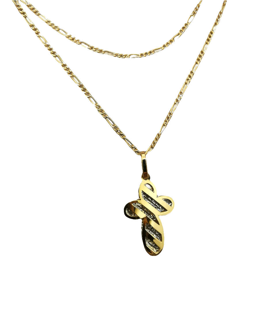 Collana Croce 750/1000