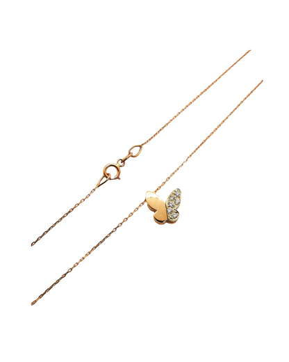 Collana Donna Farfalla 750/1000