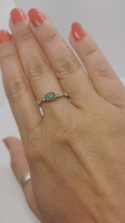 Anello Smeraldo Donna