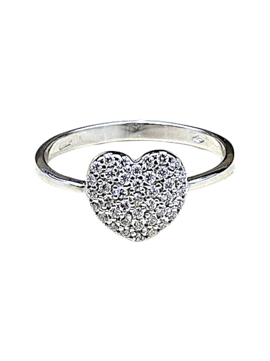 Anello Cuore Donna 750/1000