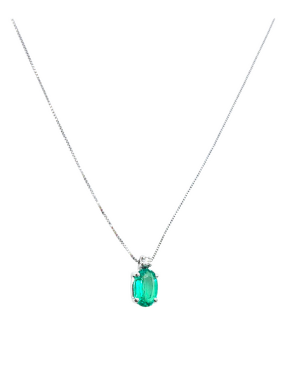 Collana Easy Color con smeraldo