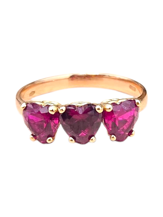 Anello Cuori Oro 750/1000