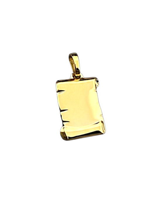 Ciondolo Pergamena Oro 750/1000