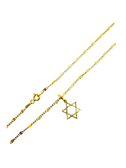 Collana Stella di David 750/1000