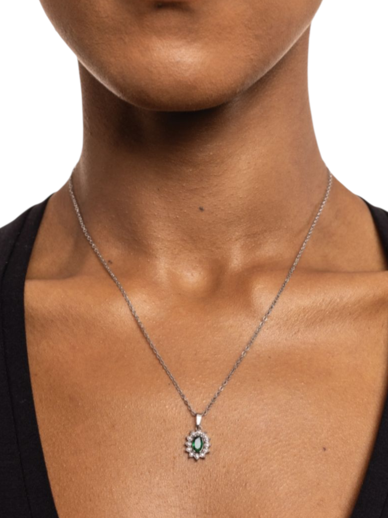 Collana Cristallo Kate verde
