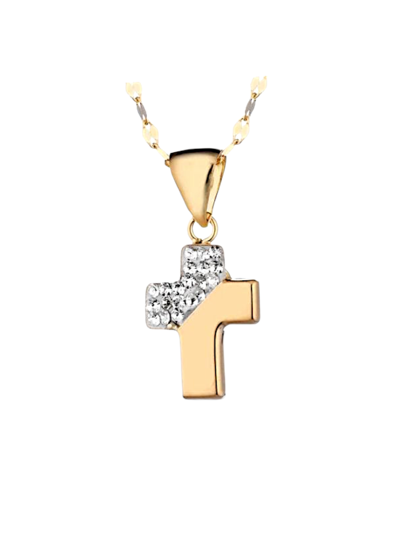 Ciondolo Croce Luminosa Oro 750/1000