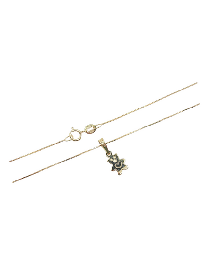 Collana Orsetto Oro 375/1000