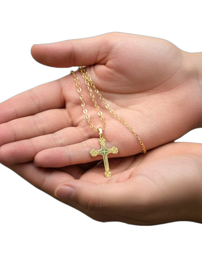 Collana Croce Oro 750/1000