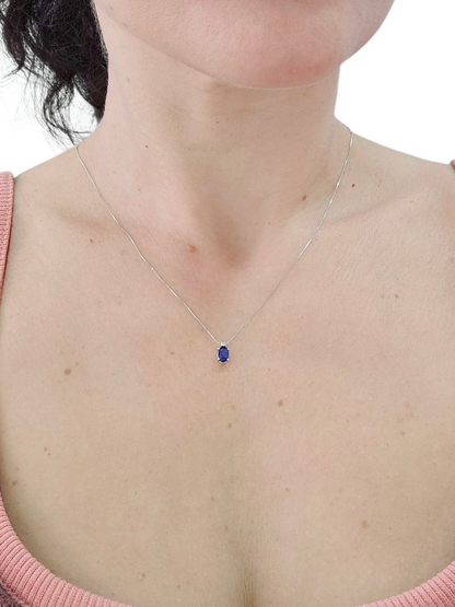 Collana Easy Color con zaffiro