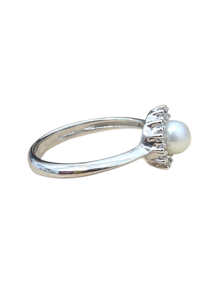 Anello Perla Oro 750/1000