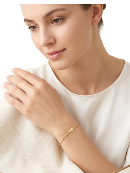 Bracciale Rosario Donna Oro 750/1000