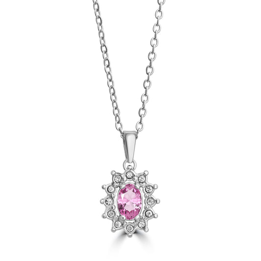 Collana Cristallo Kate rosa