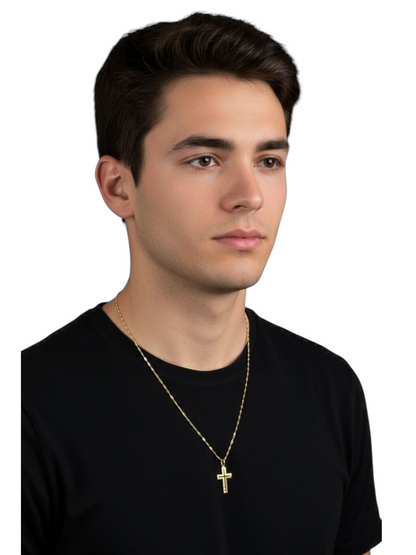 Collana Croce Oro 750/1000