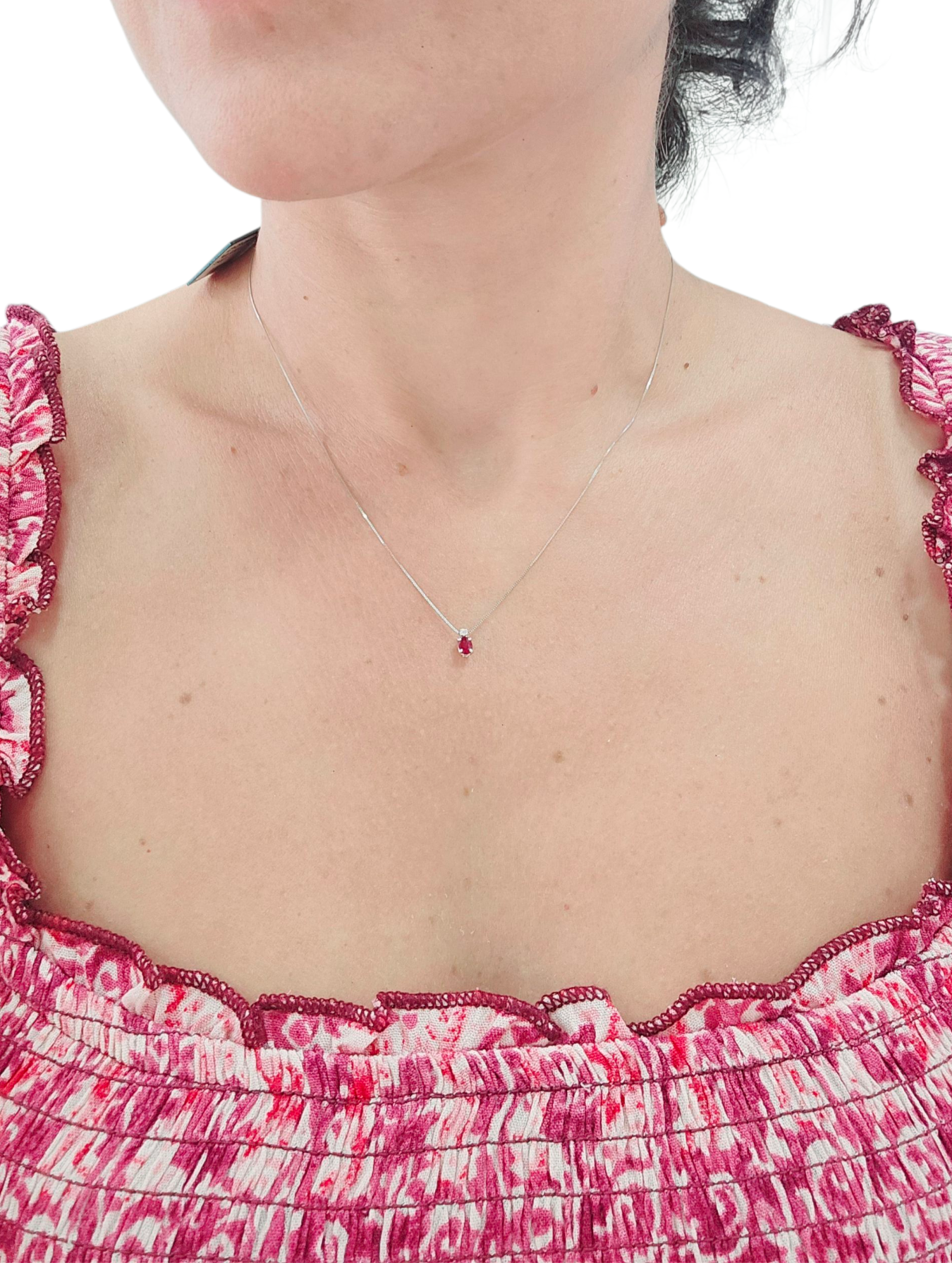 Collana Easy Color con rubino