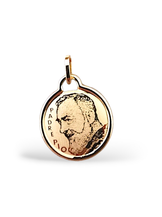 Ciondolo Padre Pio 750/1000