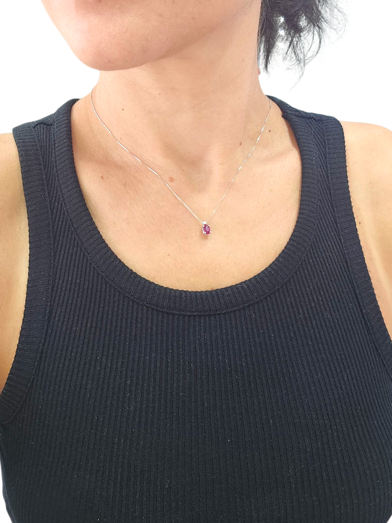 Collana Easy Color con rubino