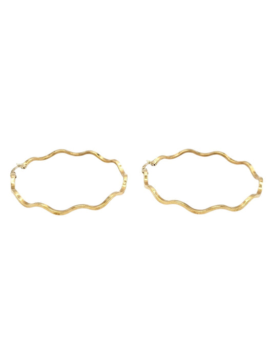 Orecchini  Cerchio "Wave" Oro 750/1000