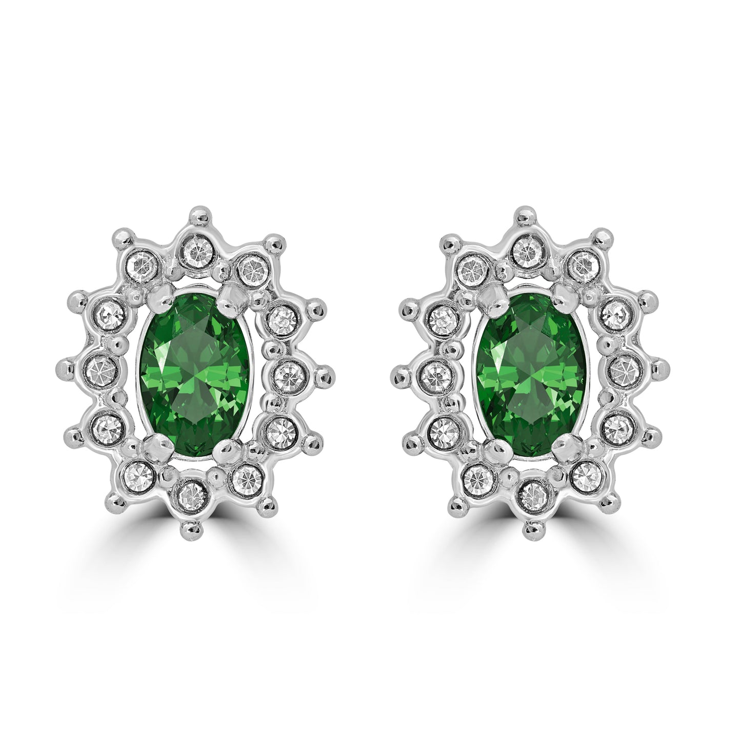 Orecchini Cristallo Kate verde