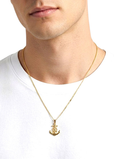 Collana Ancora Oro 750/1000