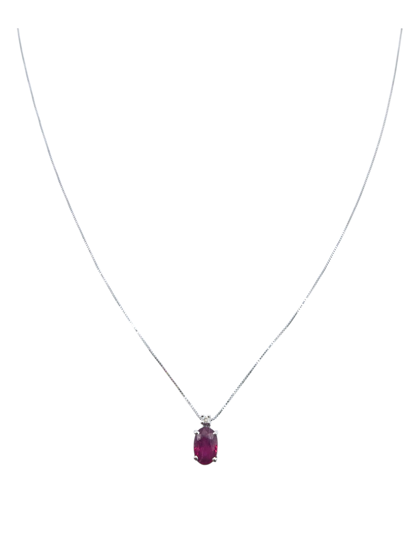 Collana Easy Color con rubino