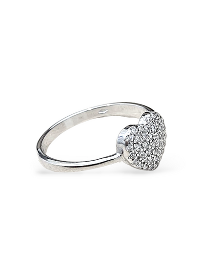 Anello Cuore Donna 750/1000