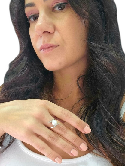 Anello Onda Luminosa Oro 18kt