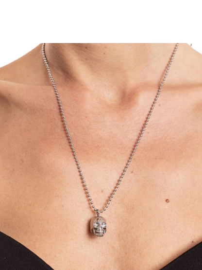 Collana con teschio pendente Brand