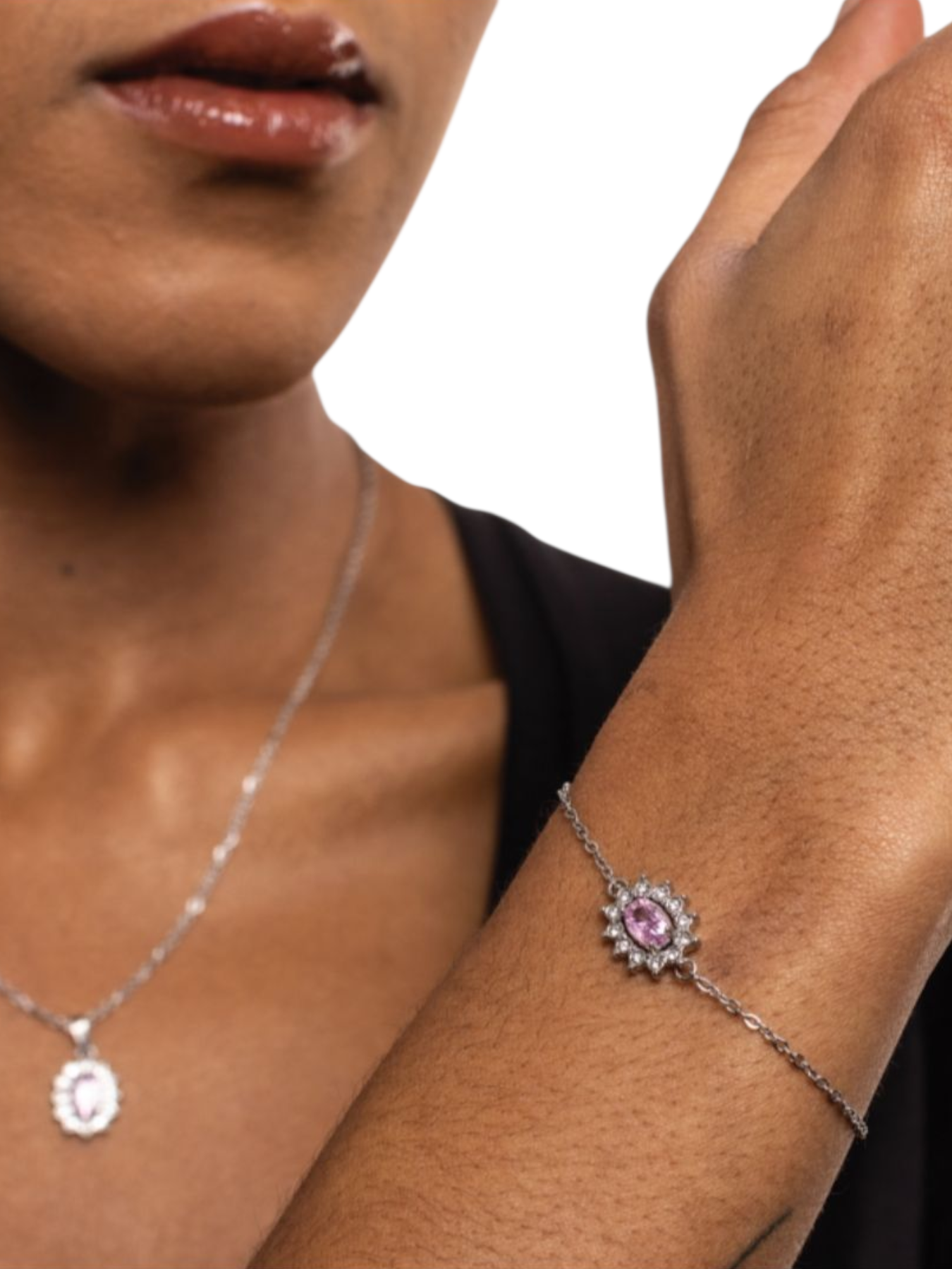 Bracciale Cristallo Kate rosa