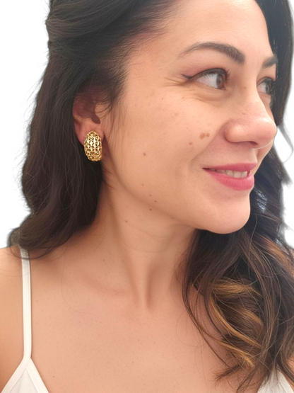 Orecchini Intrecci Oro 750/1000