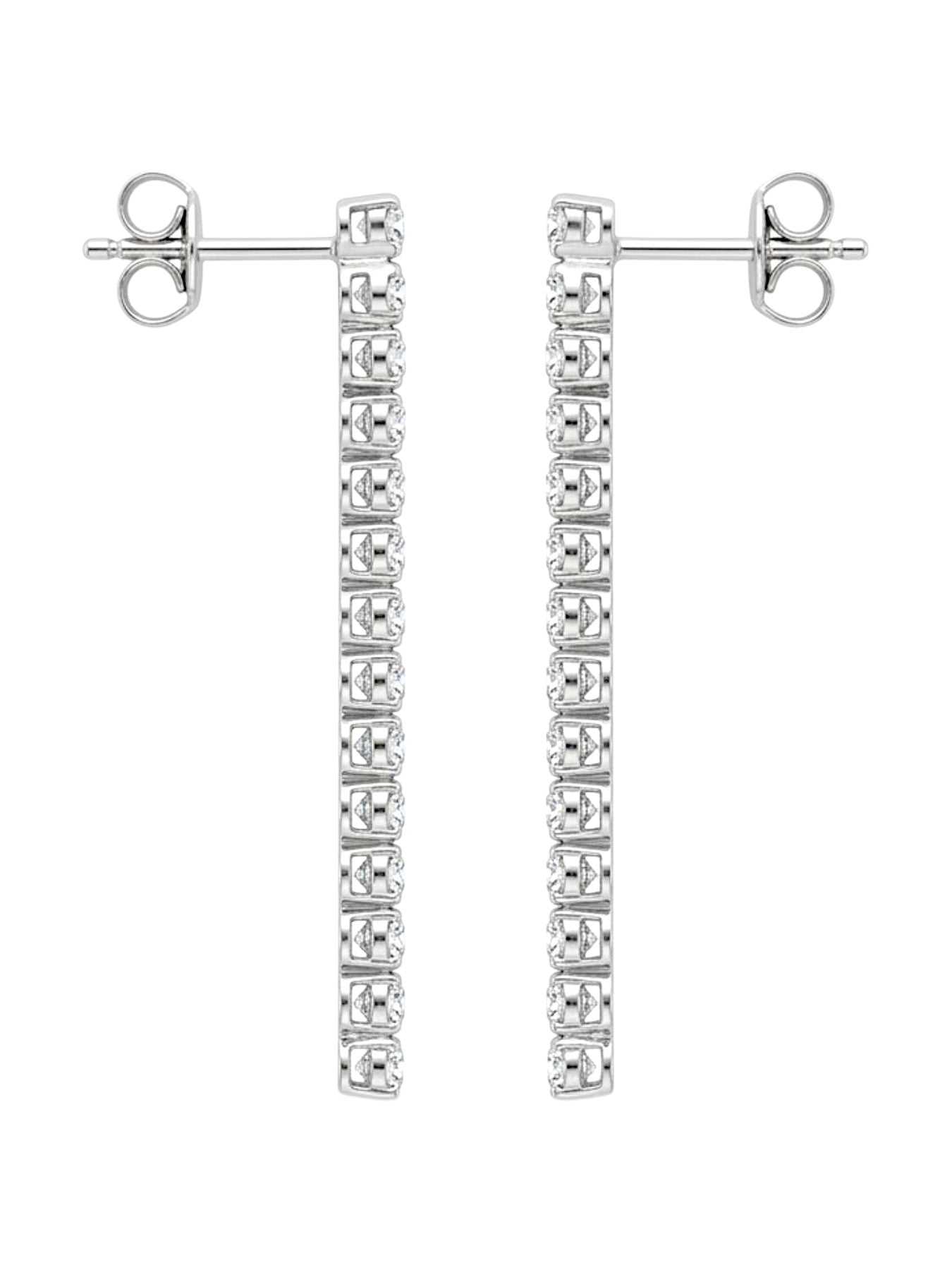 Orecchini  Tennis Oro 750/1000