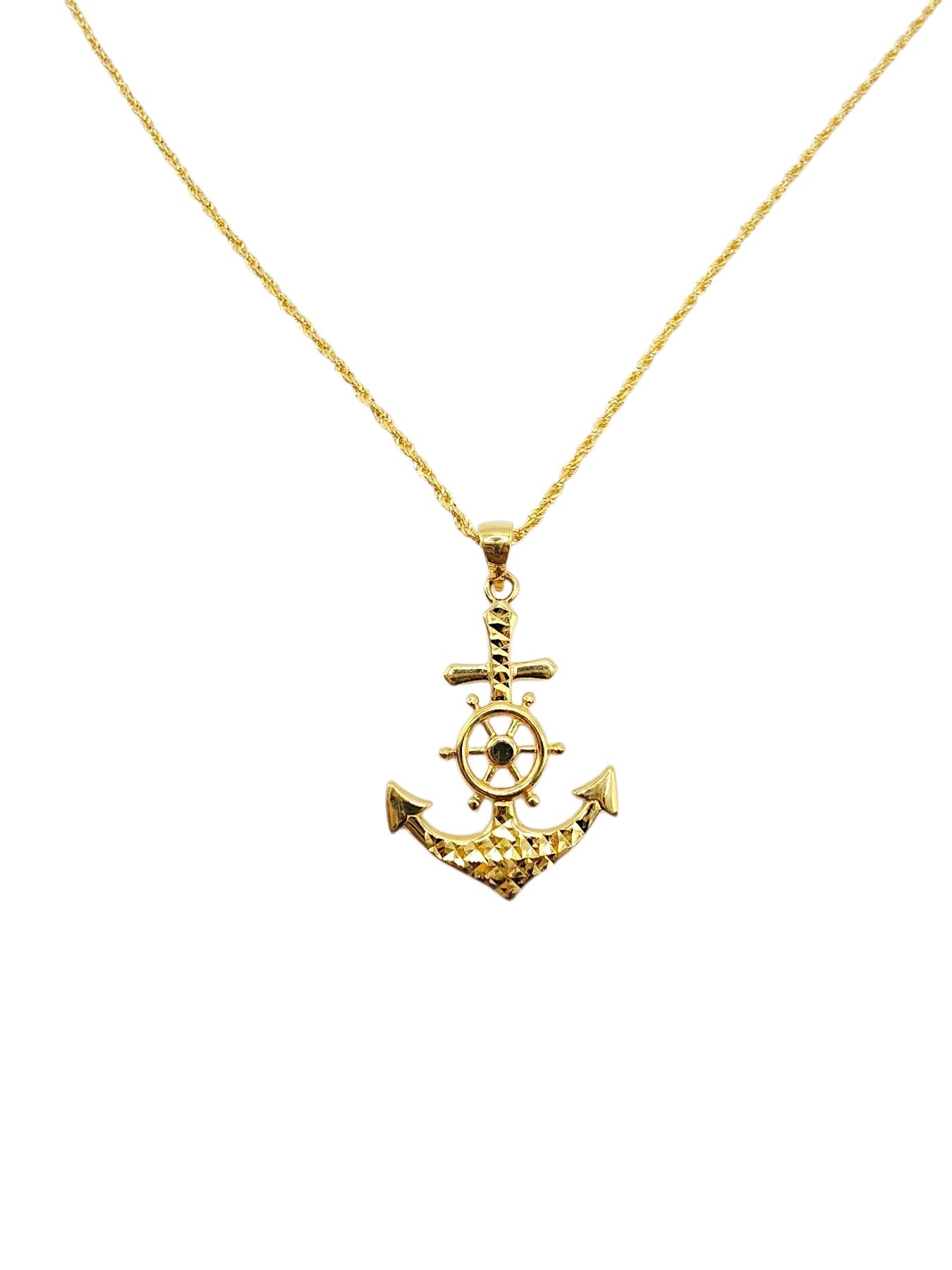 Collana Ancora Oro 750/1000