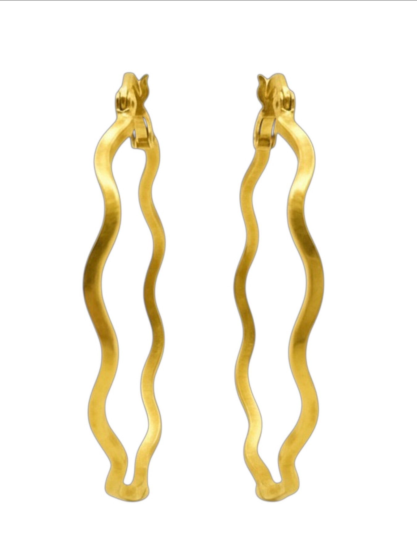 Orecchini  Cerchio "Wave" Oro 750/1000
