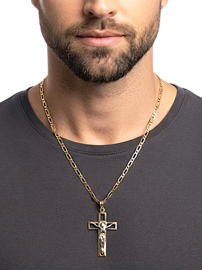 Collana con Crocefisso Oro 750/1000
