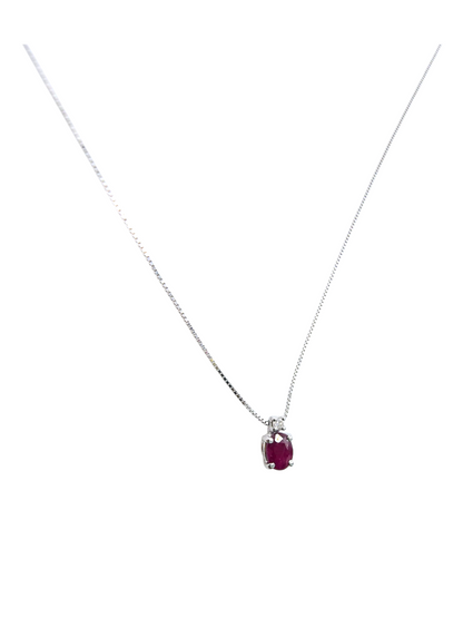 Collana Easy Color con rubino
