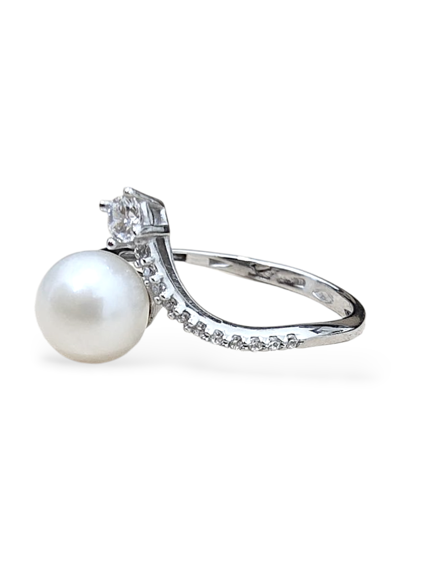 Anello Perla Donna 750/1000