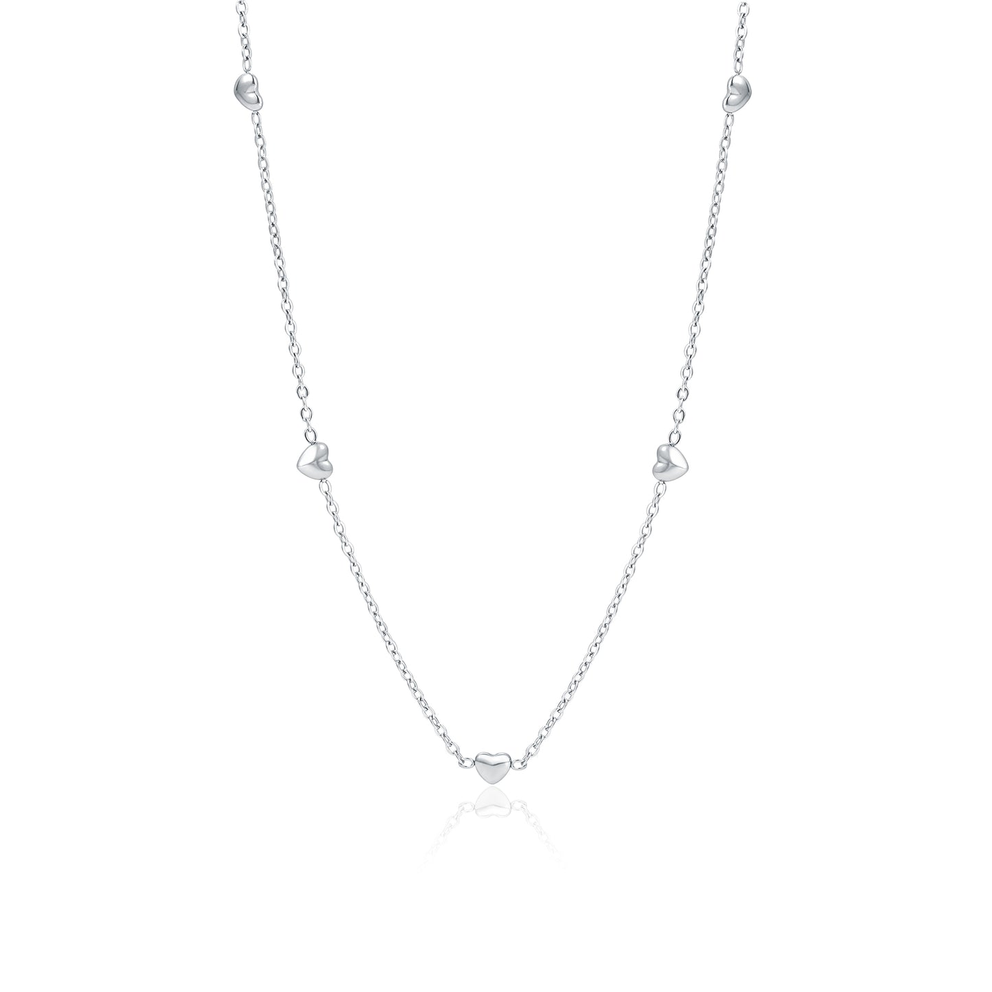 Collana 5 cuoricini