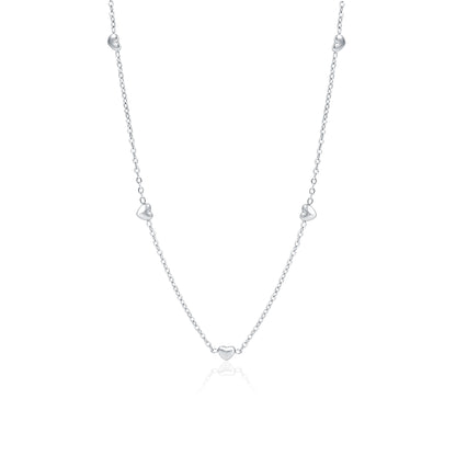 Collana 5 cuoricini