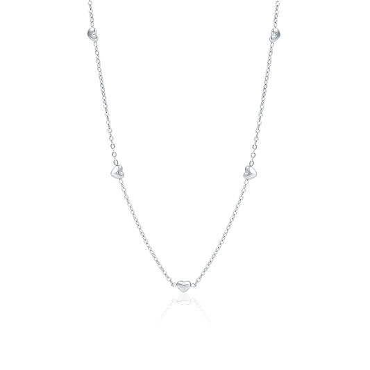Collana 5 cuoricini