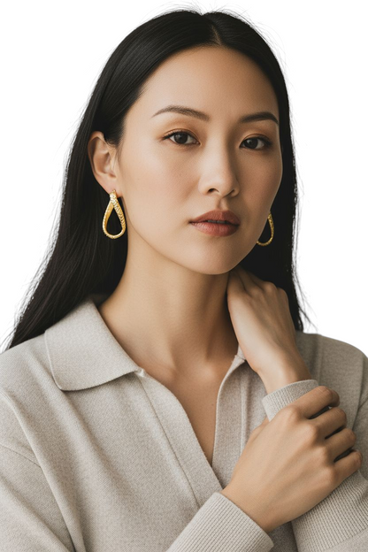 Orecchini Pendenti Oro 18kt