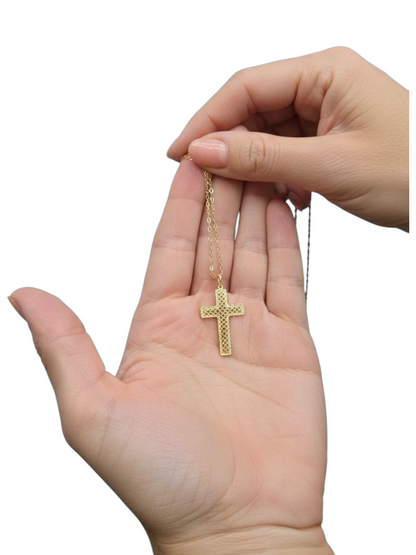 Collana Croce Oro 750/1000