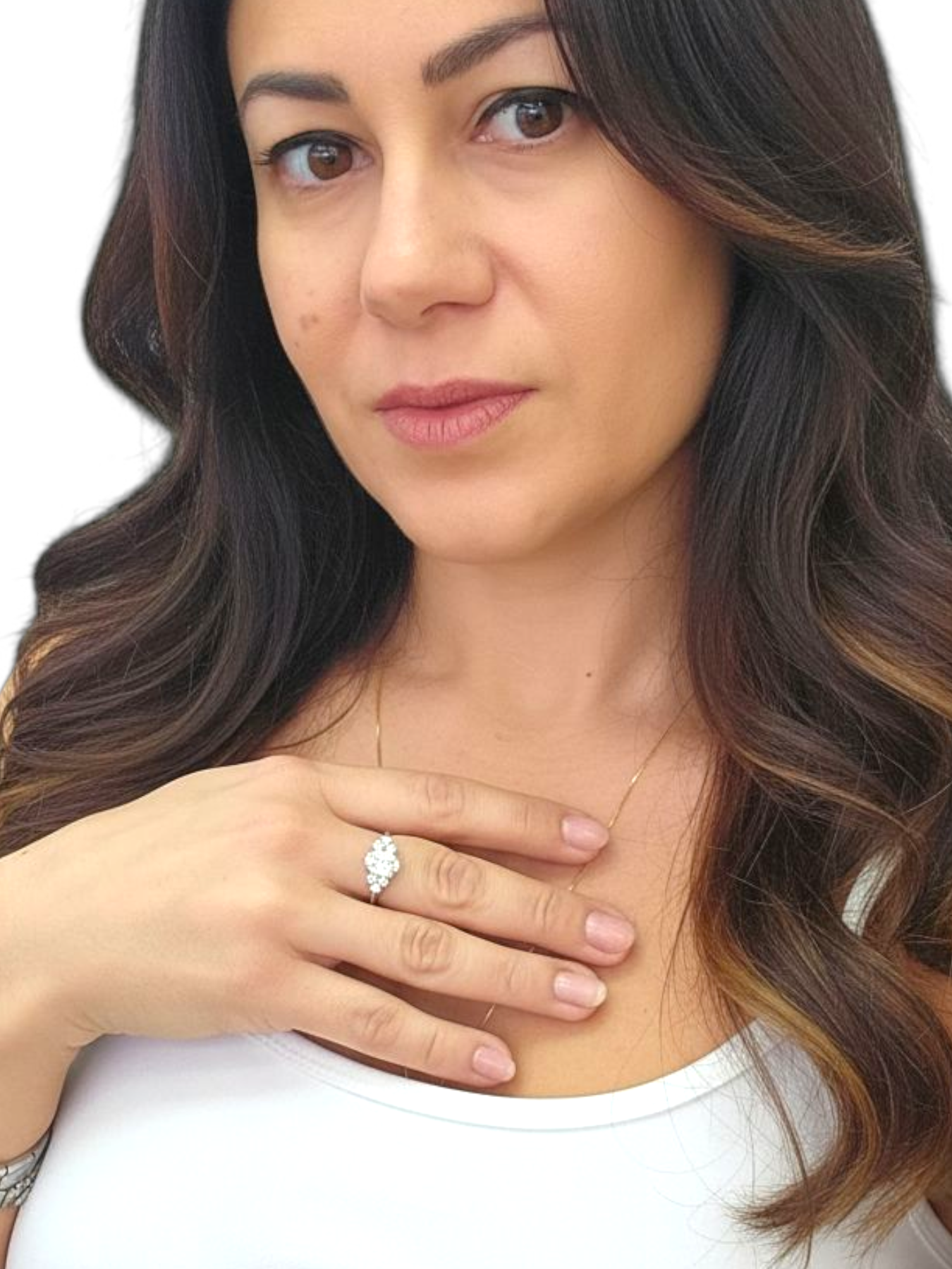 Anello Acquamarina Diamanti e Oro 750/1000