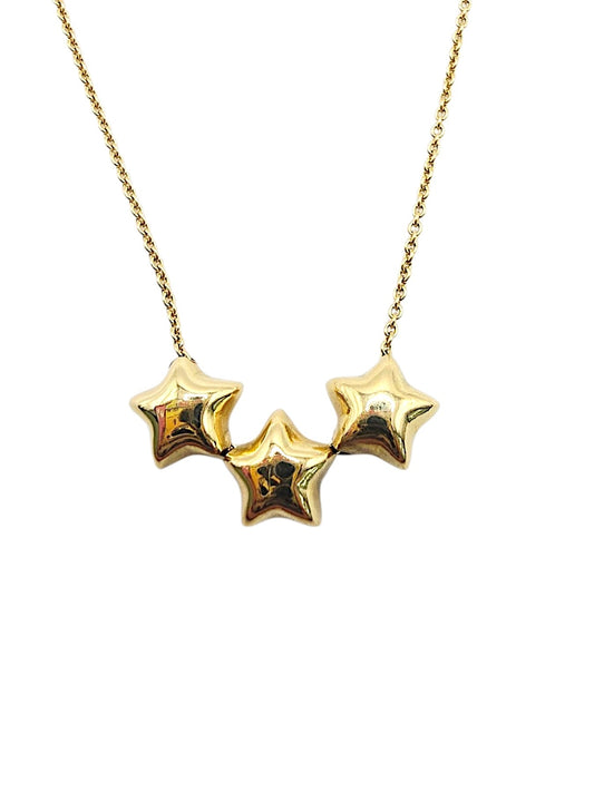 Collana Stelline Donna Oro 750/1000