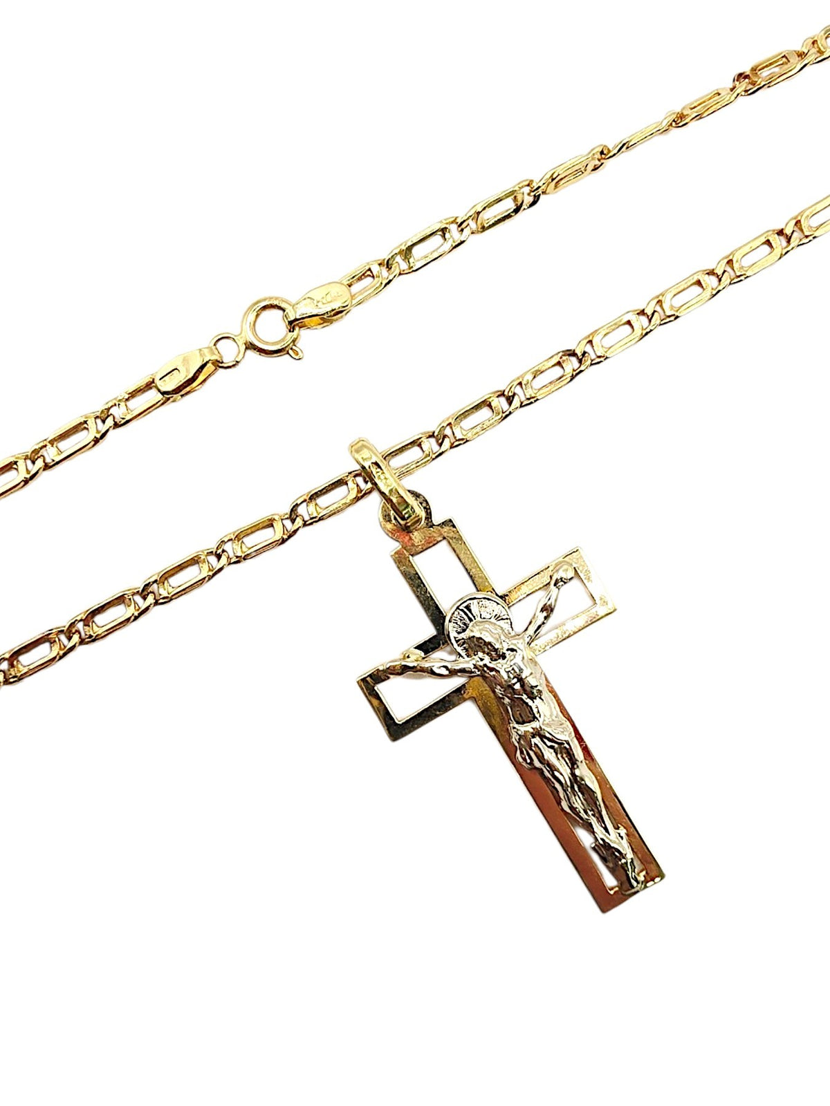 Collana con Crocefisso Oro 750/1000