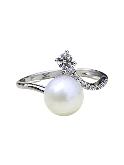 Anello Perla Donna 750/1000