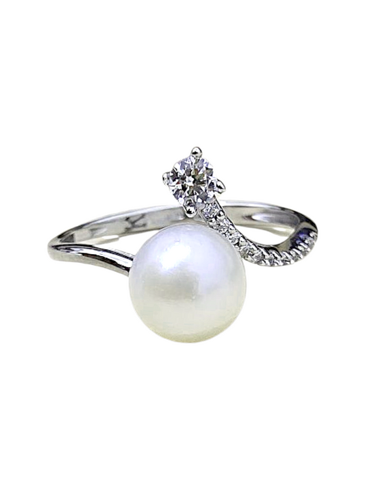 Anello Perla Donna 750/1000